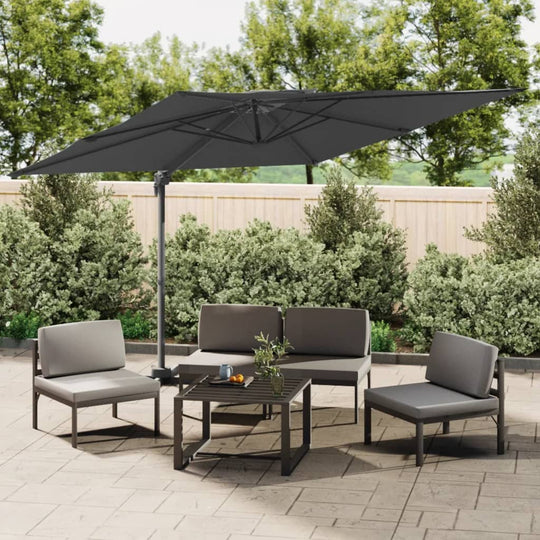 Double Top Cantilever Umbrella 300x300 cm , Home & Garden -> Lawn & Garden -> Outdoor Living -> Outdoor Umbrellas & Sunshades , Durable,eligant,Home & Garden -,Lawn & Garden -,Modern Design,new-305021,Outdoor Furniture -,Outdoor Living -,Outdoor Umbrellas