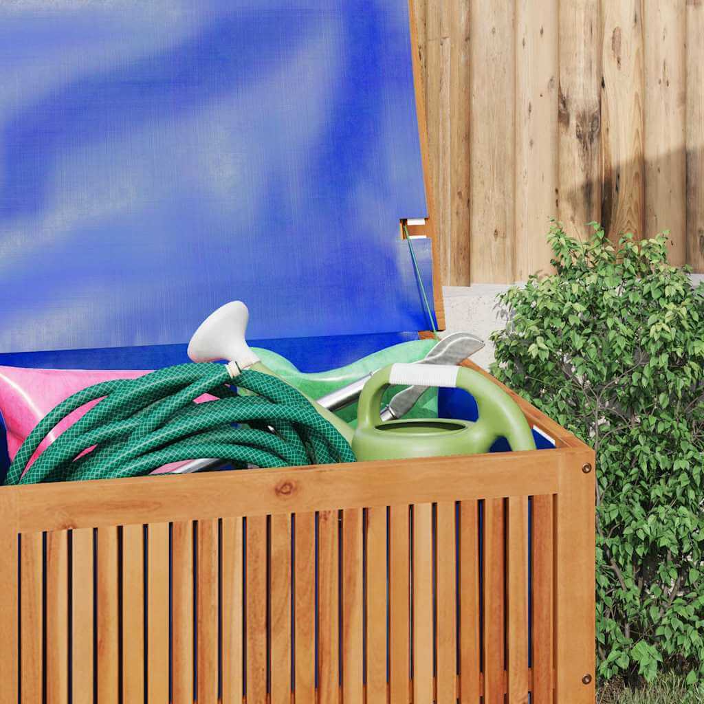 Garden Storage Box 75x75x58 cm Solid Wood Acacia