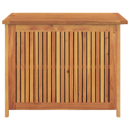 Garden Storage Box 75x75x58 cm Solid Wood Acacia