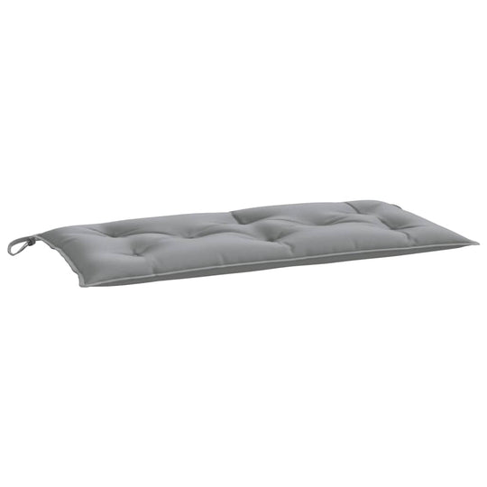 Comfortable grey garden bench cushion 100x50x7 cm, made from durable, water-resistant Oxford fabric, perfect for outdoor furniture.