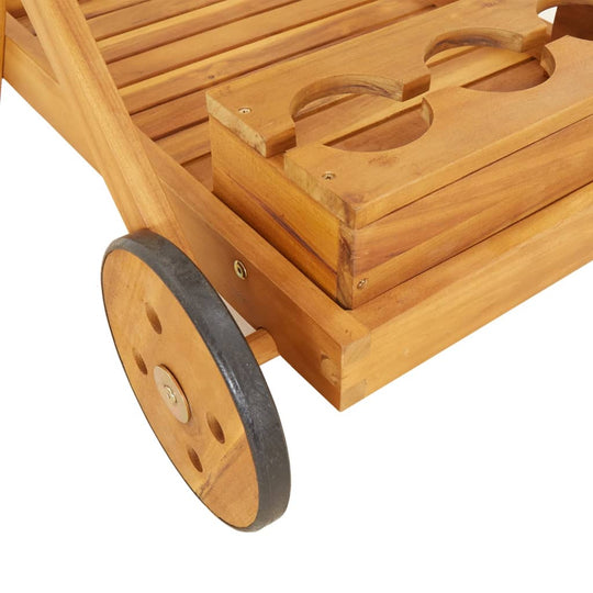 Tea Trolley 54x87x90 cm Solid Wood Acacia , Furniture -> Trolleys -> Kitchen & Dining Trolleys , Durable,eligant,Furniture -,Home & Garden -,Kitchen & Dining Trolleys,Modern Design,new-305021,Outdoor Furniture -,Trolleys -