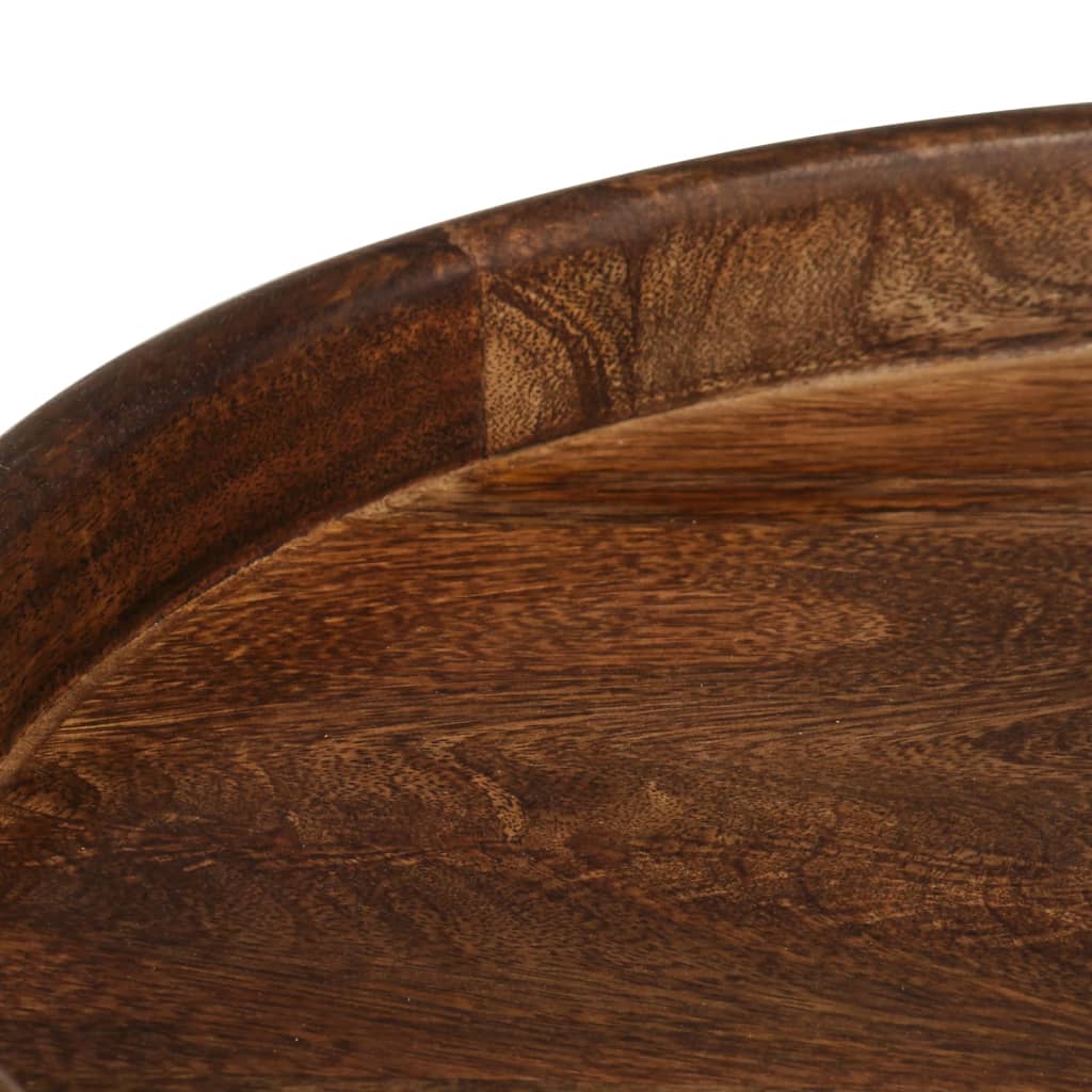 Round Coffee Tables 3 pcs Solid Wood Mango , Furniture -> Tables -> Accent Tables -> End Tables