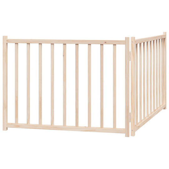 Dog Gate Foldable 2 Panels 160 cm Solid Wood Fir, durable and easy-to-use pet barrier made of solid fir wood with water-base paint.
