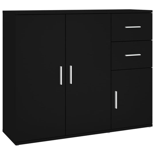 Sideboard 91×29.5×75 cm – Engineered Wood Storage Cabinet with ample storage and sleek design