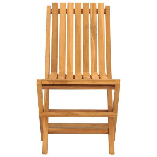 Folding Garden Chairs 2 pcs 47x47x89 cm Solid Wood Teak Furniture -> Outdoor Furniture -> Outdoor Seating -> Outdoor Chairs