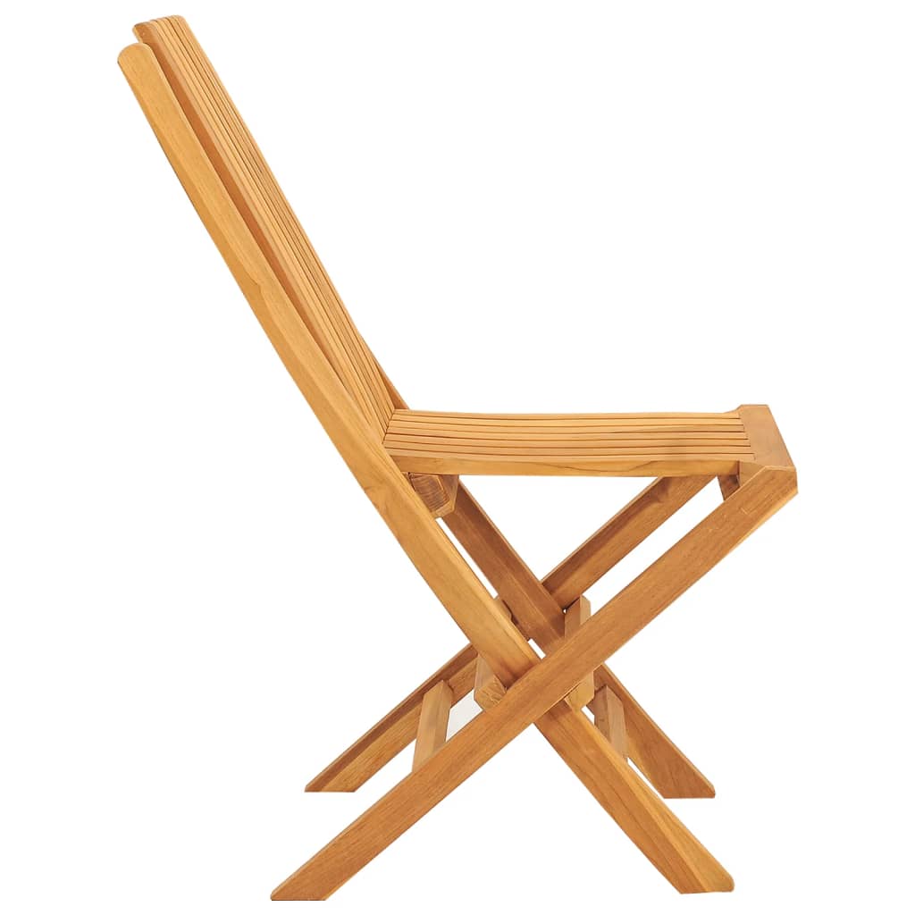 Folding Garden Chairs 2 pcs 47x47x89 cm Solid Wood Teak Furniture -> Outdoor Furniture -> Outdoor Seating -> Outdoor Chairs