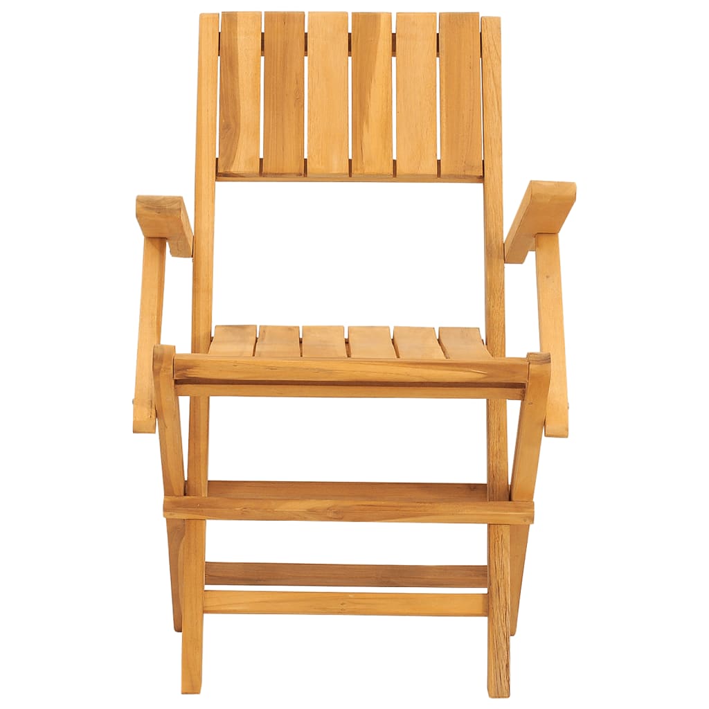 Folding Garden Chairs 2 pcs 55x61x90 cm Solid Wood Teak Furniture -> Outdoor Furniture -> Outdoor Seating -> Outdoor Chairs