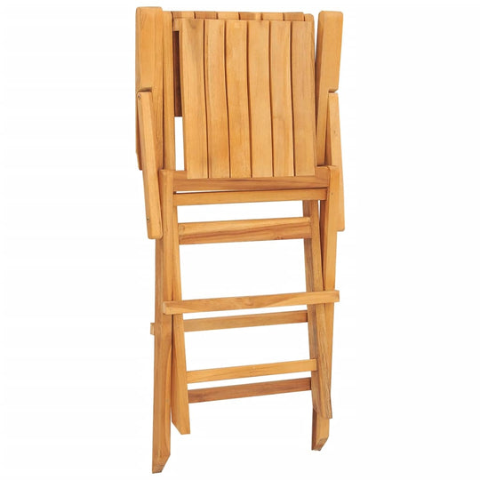 Folding Garden Chairs 2 pcs 55x61x90 cm Solid Wood Teak Furniture -> Outdoor Furniture -> Outdoor Seating -> Outdoor Chairs