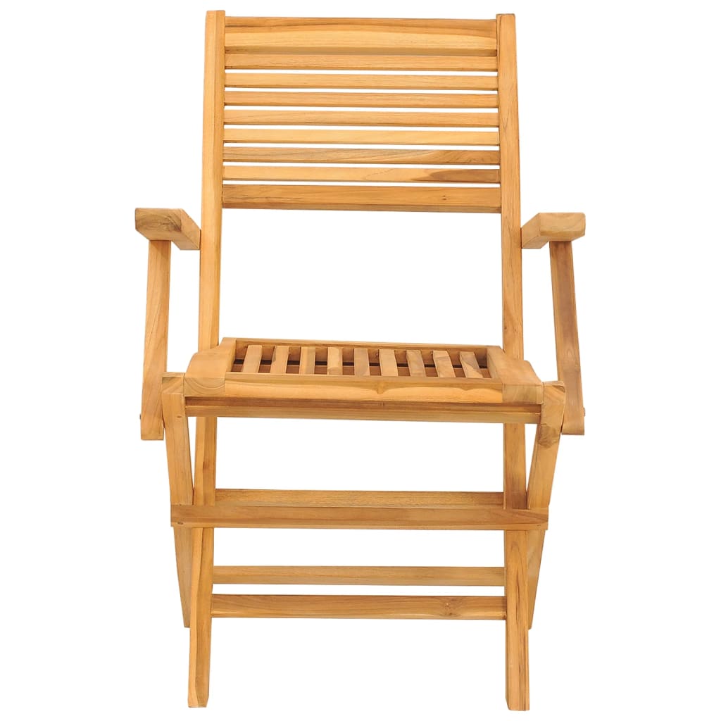 Folding Garden Chairs 2 pcs 55x61x90 cm Solid Wood Teak Furniture -> Outdoor Furniture -> Outdoor Seating -> Outdoor Chairs