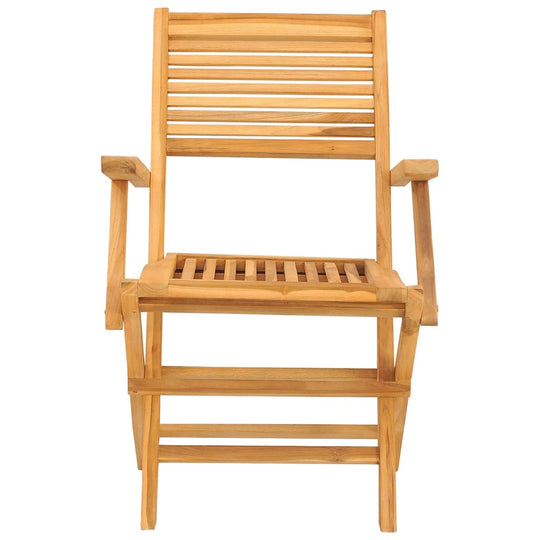 Folding Garden Chairs 2 pcs 55x61x90 cm Solid Wood Teak Furniture -> Outdoor Furniture -> Outdoor Seating -> Outdoor Chairs