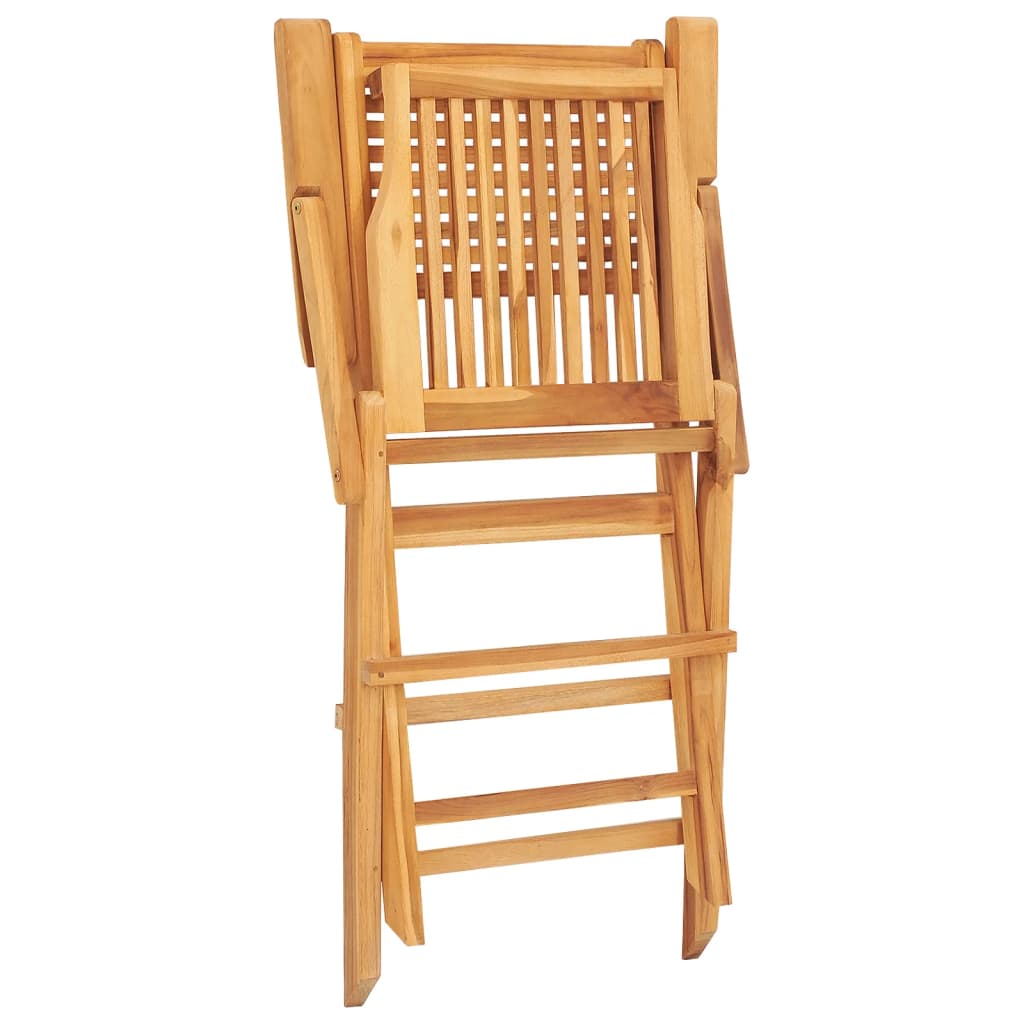 Folding Garden Chairs 2 pcs 55x61x90 cm Solid Wood Teak Furniture -> Outdoor Furniture -> Outdoor Seating -> Outdoor Chairs