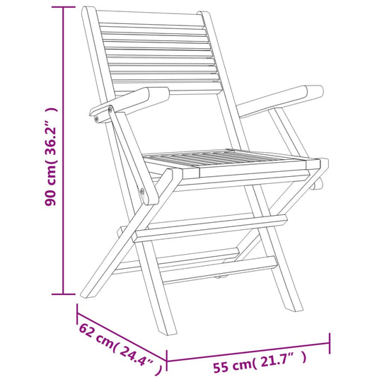 Folding Garden Chairs 4 pcs 55x62x90 cm Solid Wood Teak , Furniture -> Outdoor Furniture -> Outdoor Seating -> Outdoor Chairs , Chairs -,folding,Furniture -,Home & Garden -,new-305021,Outdoor Chairs,Outdoor Furniture -,Outdoor Seating -,set of 4,Wooden Fu