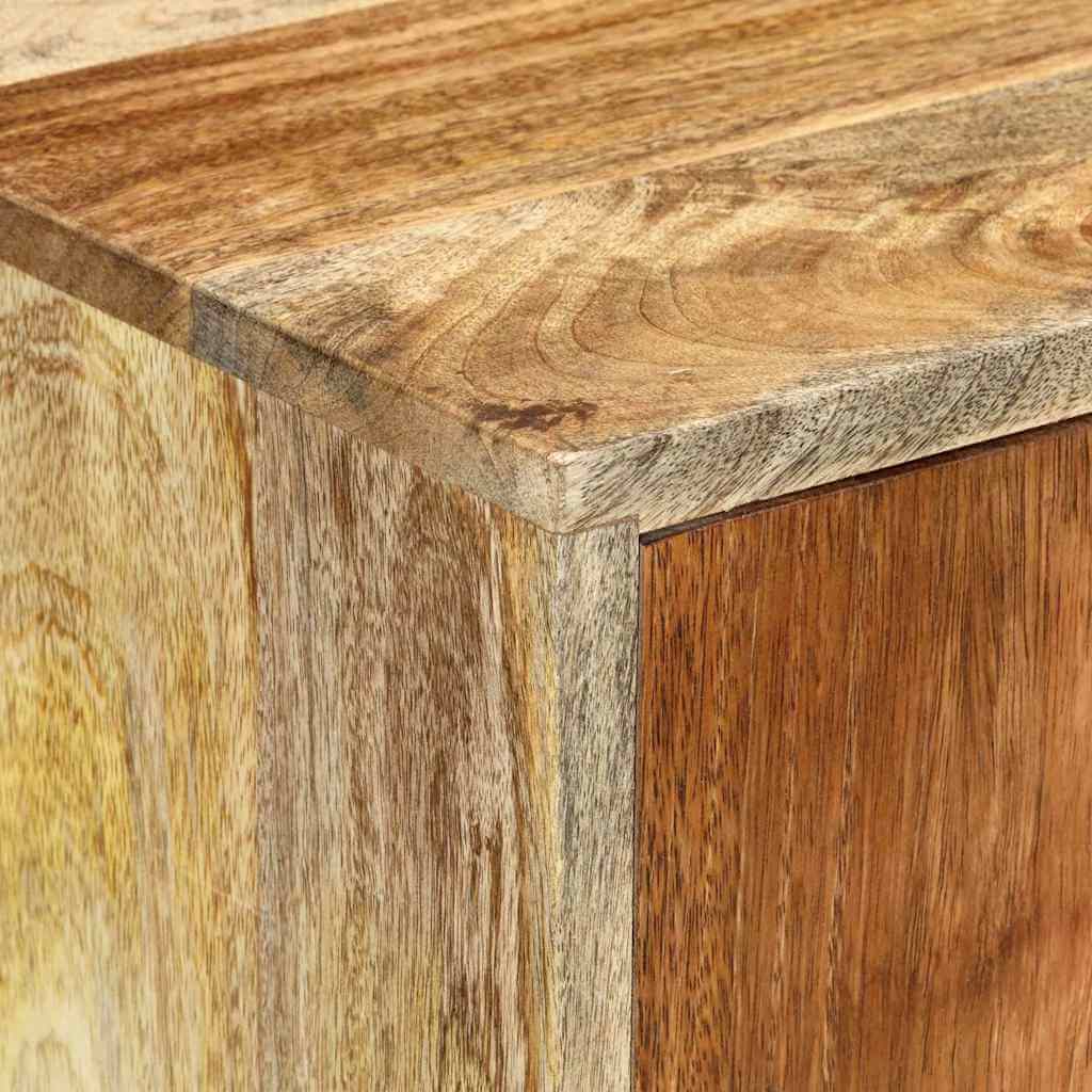 خزانة جانبية 60×35×75 سم من خشب المانجو الصلب