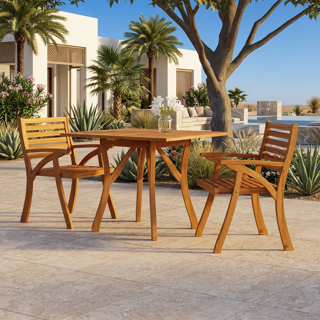 Garden Table 85x85x75 cm Solid Wood Acacia , Furniture -> Outdoor Furniture -> Outdoor Tables , brown,Durable,eligant,Furniture -,Home & Garden -,Modern Design,new-305021,Outdoor Furniture -,Outdoor Seating -,Outdoor Tables,Tables -,Wooden Furniture