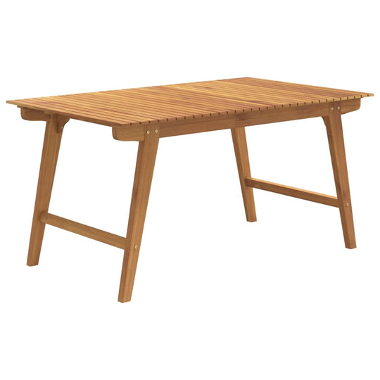 Garden Table 150x90x75 cm Solid Wood Acacia