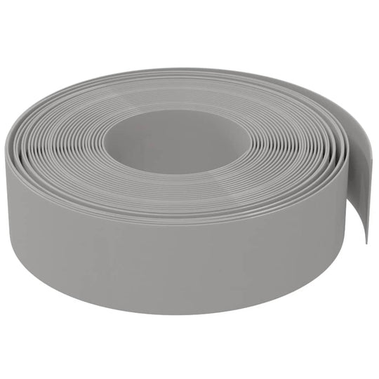 Garden Edgings  pcs  10 m 15 cm Polyethylene roll in gray color, ideal for flower beds and borders.