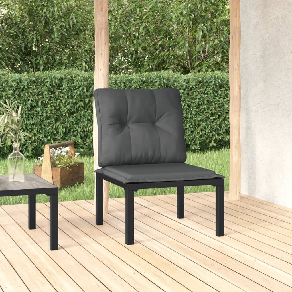 Garden Chair with Cushions and Grey Poly Rattan , Furniture -> Outdoor Furniture -> Outdoor Seating -> Outdoor Sectional Sofa Units , Durable,eligant,Furniture -,Home & Garden -,Modern Design,new-305021,Outdoor Furniture -,Outdoor Seating -,Outdoor Sectio