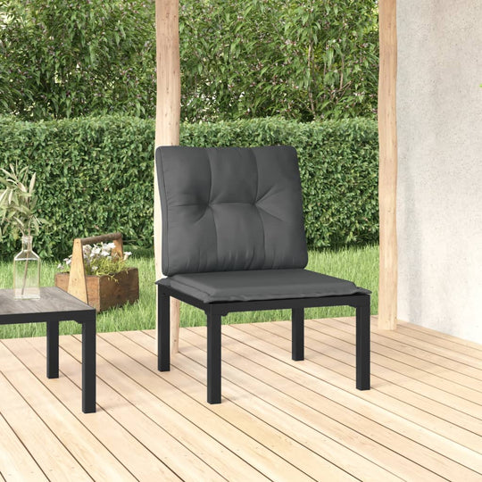 Garden Chair with Cushions and Grey Poly Rattan , Furniture -> Outdoor Furniture -> Outdoor Seating -> Outdoor Sectional Sofa Units , Durable,eligant,Furniture -,Home & Garden -,Modern Design,new-305021,Outdoor Furniture -,Outdoor Seating -,Outdoor Sectio