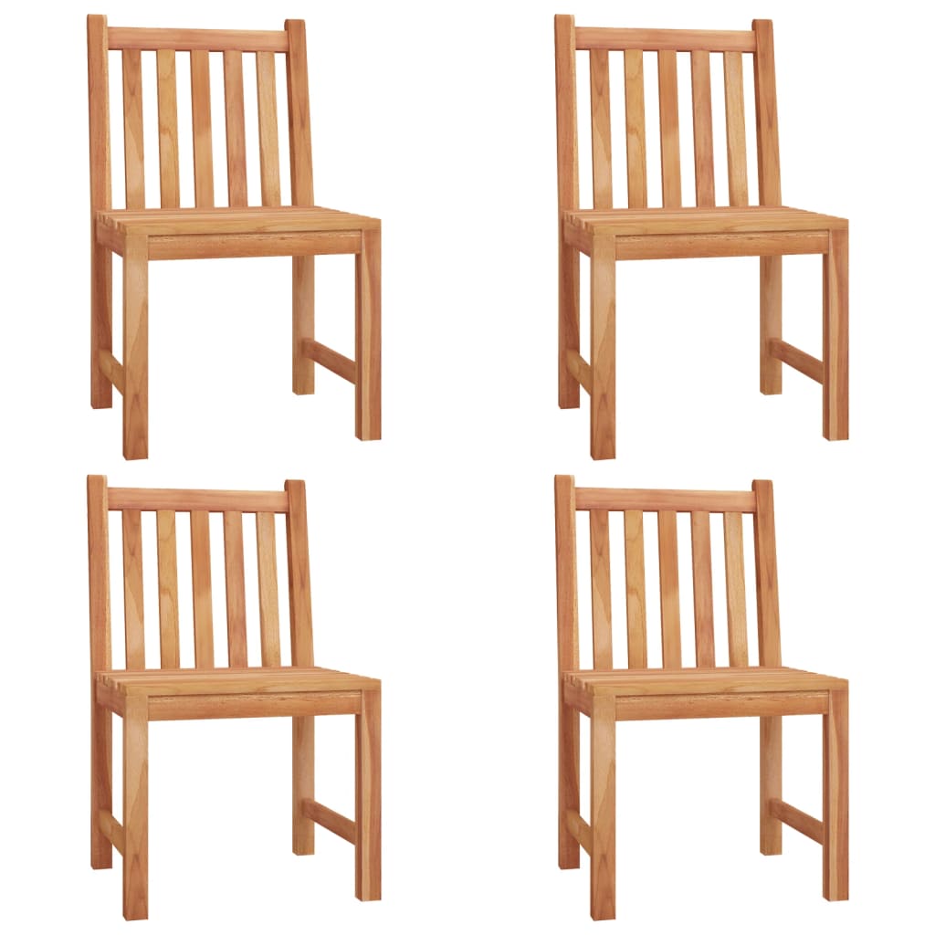 5 Piece Garden Dining Set Solid Wood Teak