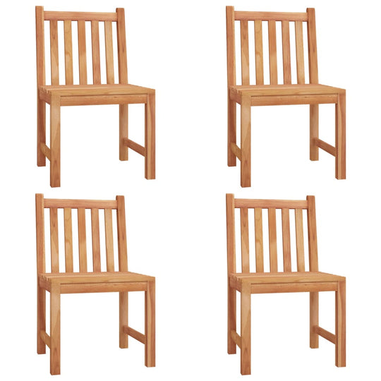 5 Piece Garden Dining Set Solid Wood Teak