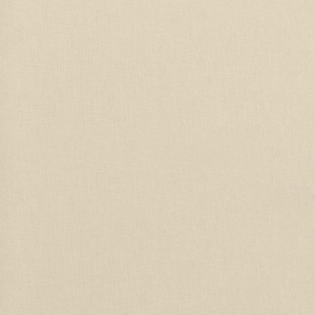 طقم جلوس حديقة من 3 قطع مع وسائد بيج من البولي راتان