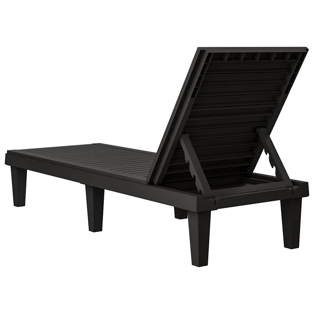 Sun Loungers 2 pcs  155x58x83 cm Polypropylene