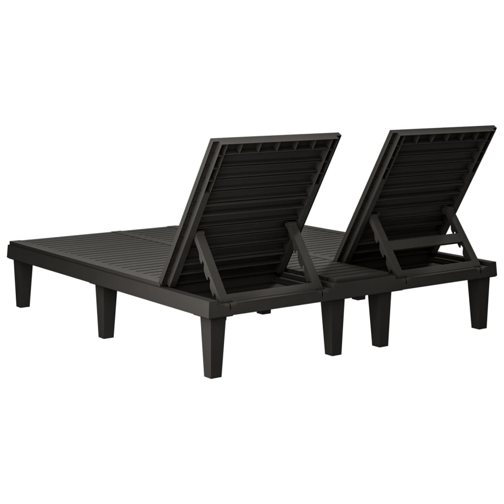 Double Sun Lounger 155x138x83 cm Polypropylene , lounger , Furniture -,Home & Garden -,Modern Design,new-305021,Office Furniture -,Outdoor Furniture -,Outdoor Seating -,Stylish,Sunloungers