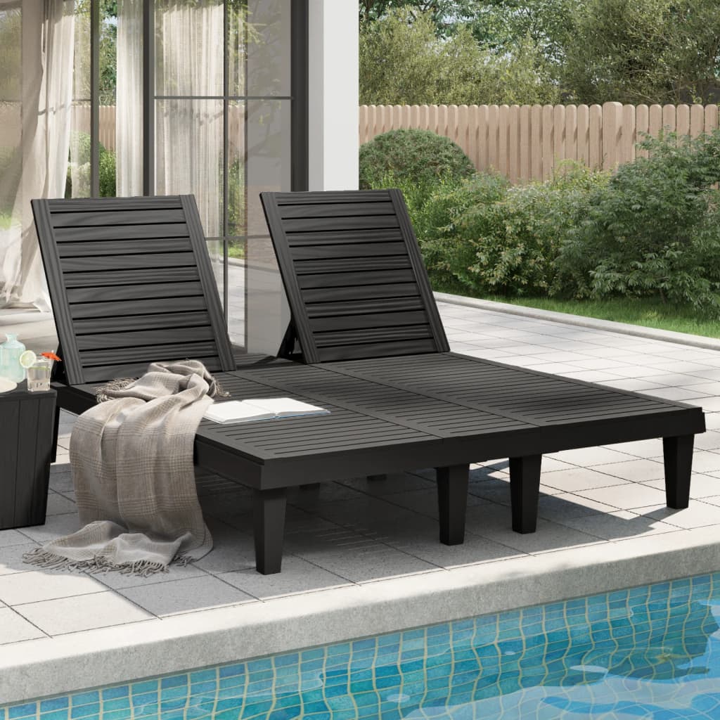 Double Sun Lounger 155x138x83 cm Polypropylene , lounger , Furniture -,Home & Garden -,Modern Design,new-305021,Office Furniture -,Outdoor Furniture -,Outdoor Seating -,Stylish,Sunloungers