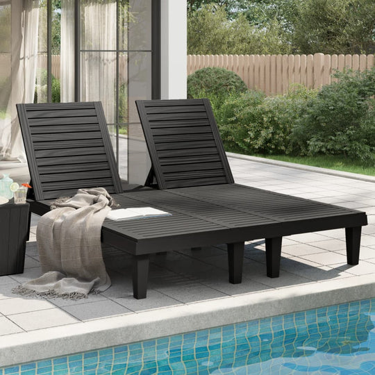 Double Sun Lounger 155x138x83 cm Polypropylene , lounger , Furniture -,Home & Garden -,Modern Design,new-305021,Office Furniture -,Outdoor Furniture -,Outdoor Seating -,Stylish,Sunloungers