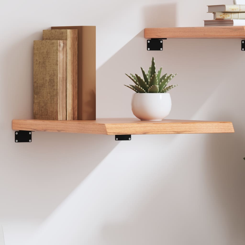 Wall Shelf Light 100x30x(2-4) cm Treated Solid Wood Oak , Furniture -> Shelving -> Wall Shelves & Ledges , Durable,eligant,Furniture -,Home & Garden -,Modern Design,new-305021,Shelving -,Wall Shelves & Ledges