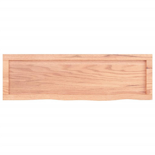 Wall Shelf Light 100x30x(2-4) cm Treated Solid Wood Oak , Furniture -> Shelving -> Wall Shelves & Ledges , Durable,eligant,Furniture -,Home & Garden -,Modern Design,new-305021,Shelving -,Wall Shelves & Ledges