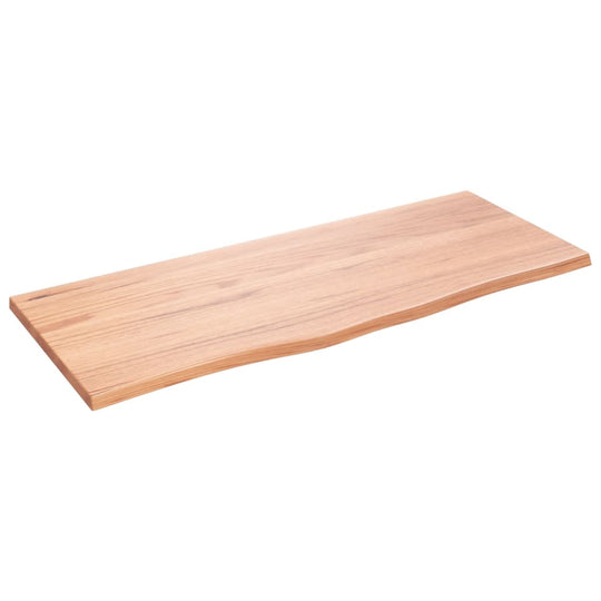 Wall Shelf Light  100x40x2 cm Treated Solid Wood Oak