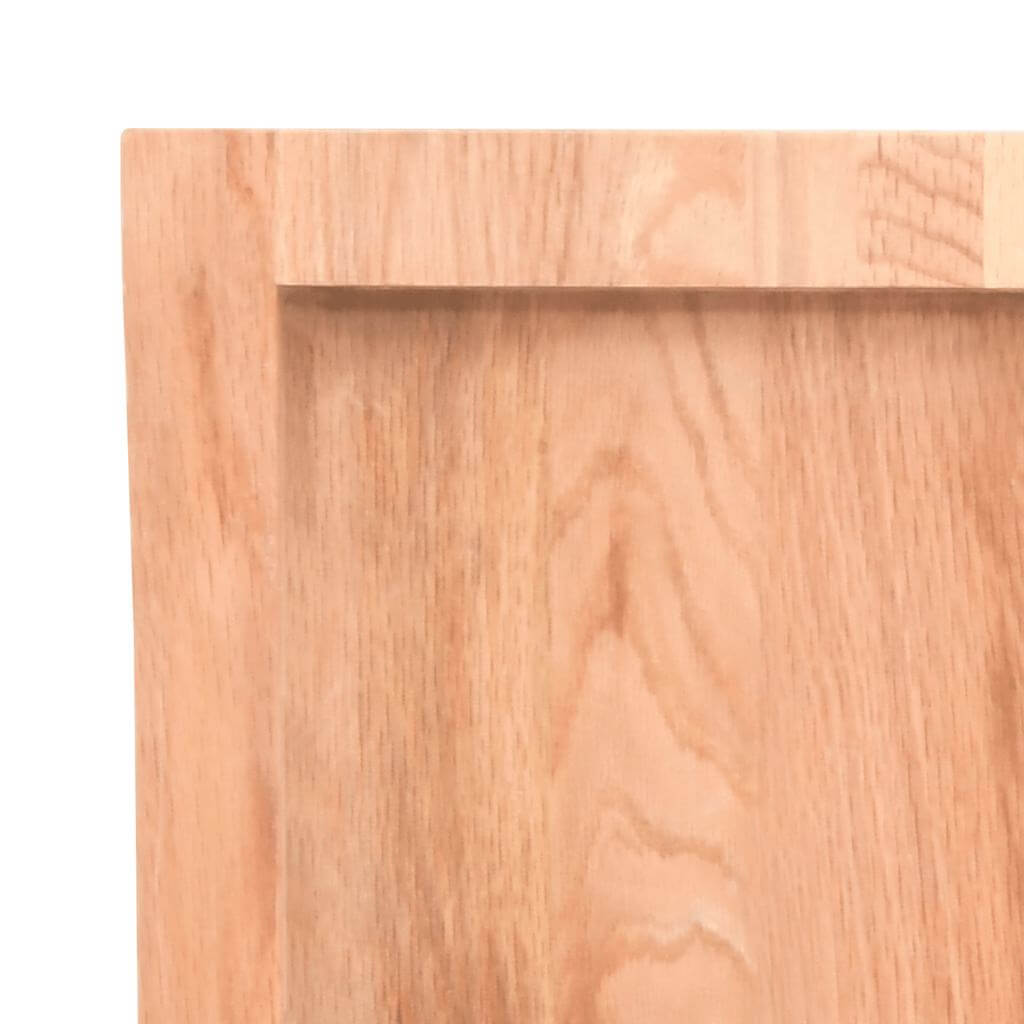 Wall Shelf Light  140x60x(2-4) cm Treated Solid Wood Oak