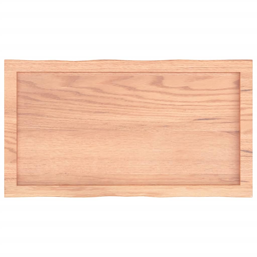 Table Top Light  80x40x(2-4) cm Treated Solid Wood Live Edge