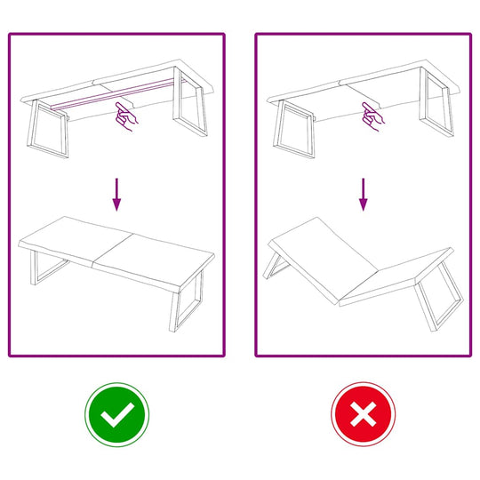 Table Top Light  140x60x(2-4)cm Treated Solid Wood Live Edge