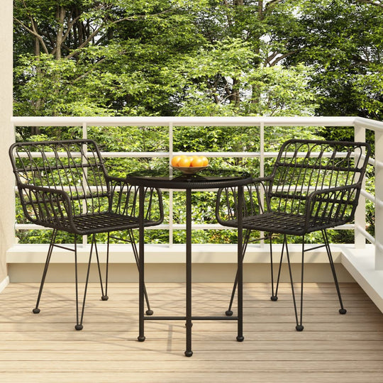 3 Piece Garden Dining Set Poly Rattan , Furniture -> Outdoor Furniture -> Outdoor Furniture Sets , Durable,eligant,Furniture -,Home & Garden -,Modern Design,new-305021,Outdoor Furniture -,Outdoor Furniture Sets