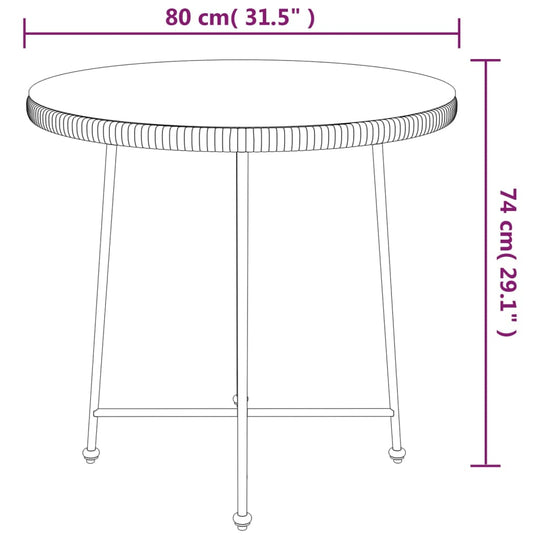 3 Piece Garden Dining Set Poly Rattan , Furniture -> Outdoor Furniture -> Outdoor Furniture Sets , Durable,eligant,Furniture -,Home & Garden -,Modern Design,new-305021,Outdoor Furniture -,Outdoor Furniture Sets