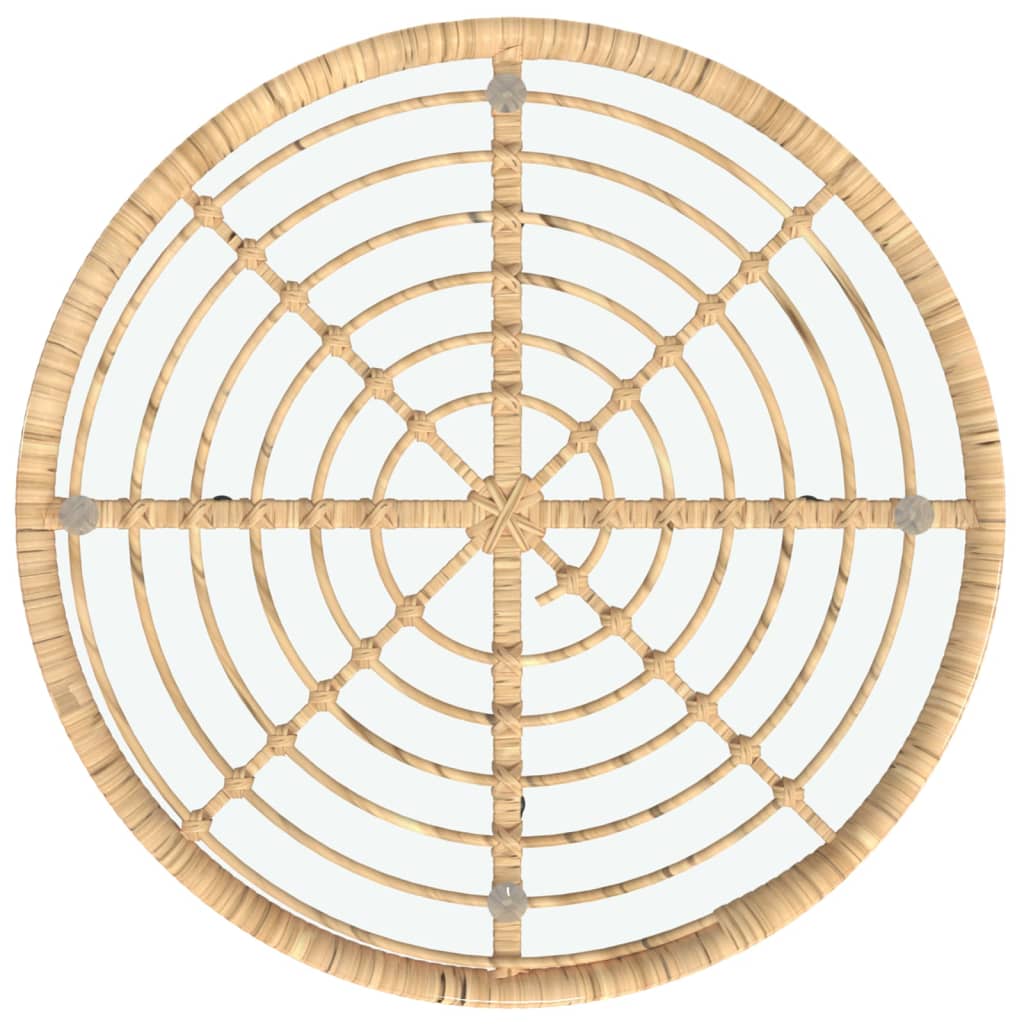 طقم طعام للحديقة مكون من 5 قطع من بولي راتان