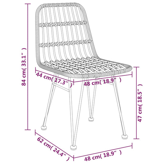 5 Piece Garden Dining Set Poly Rattan , Furniture -> Outdoor Furniture -> Outdoor Furniture Sets , black,Chairs -,Decor -,Durable,eligant,Furniture -,garden decor,Home & Garden -,Home Decor,Interior Design,Modern Design,new-305021,Outdoor Furniture -,Outd