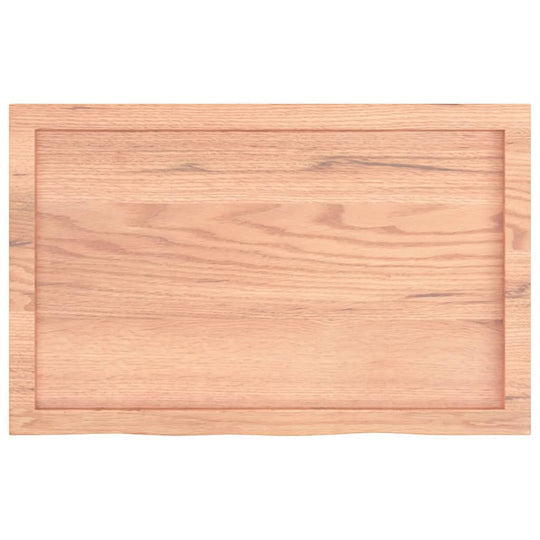 Bathroom Countertop Light  80x50x(2-6) cm Treated Solid Wood
