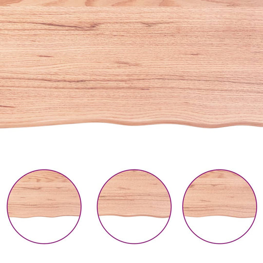 Bathroom Countertop Light  100x40x2 cm Treated Solid Wood