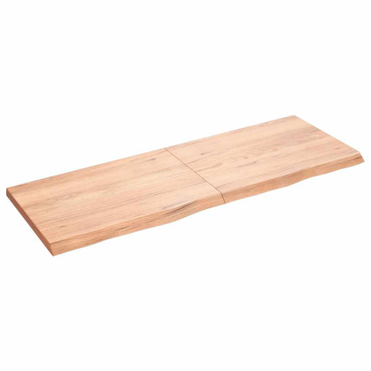 Bathroom Countertop Light  140x50x(2-4)cm Treated Solid Wood