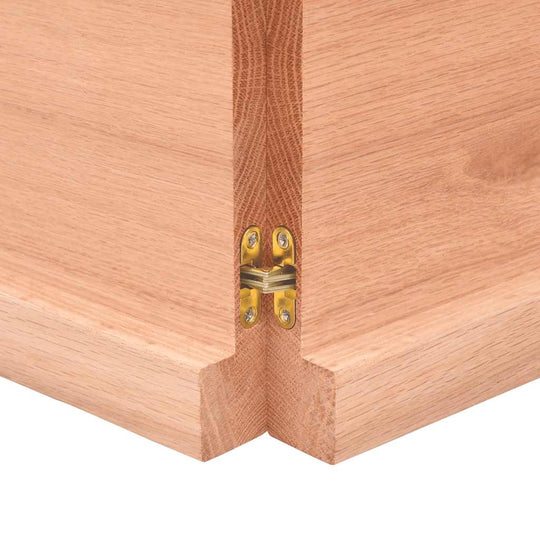 Bathroom Countertop Light  140x50x(2-4)cm Treated Solid Wood