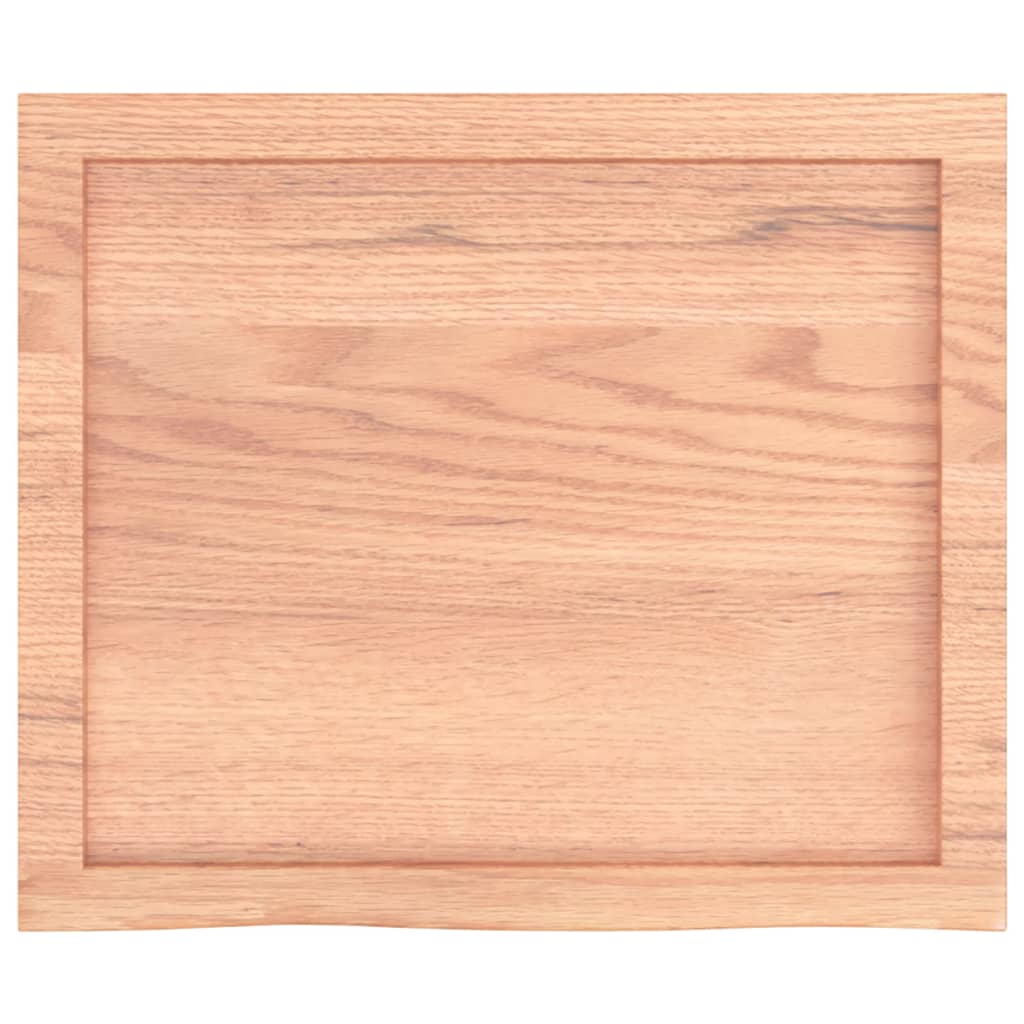 Table Top Light  60x50x(2-4) cm Treated Solid Wood Oak