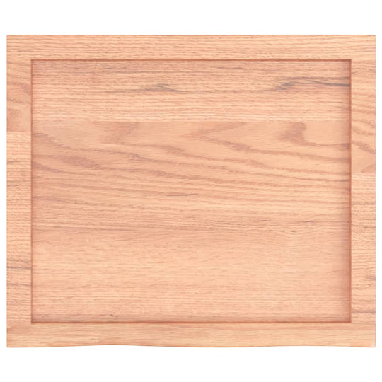 Table Top Light  60x50x(2-4) cm Treated Solid Wood Oak