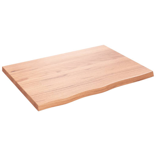 Table Top Light  80x60x(2-4) cm Treated Solid Wood Oak