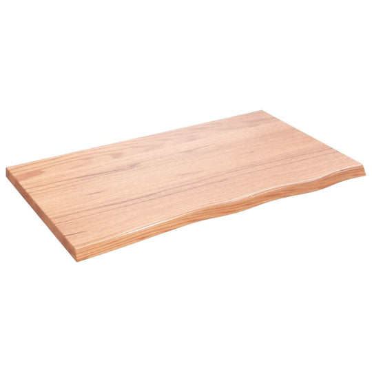 Table Top Light  100x60x(2-4) cm Treated Solid Wood Oak