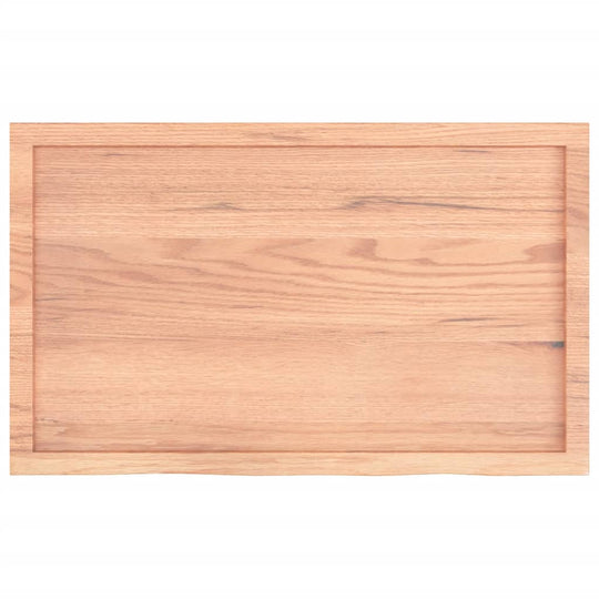 Table Top Light  100x60x(2-4) cm Treated Solid Wood Oak