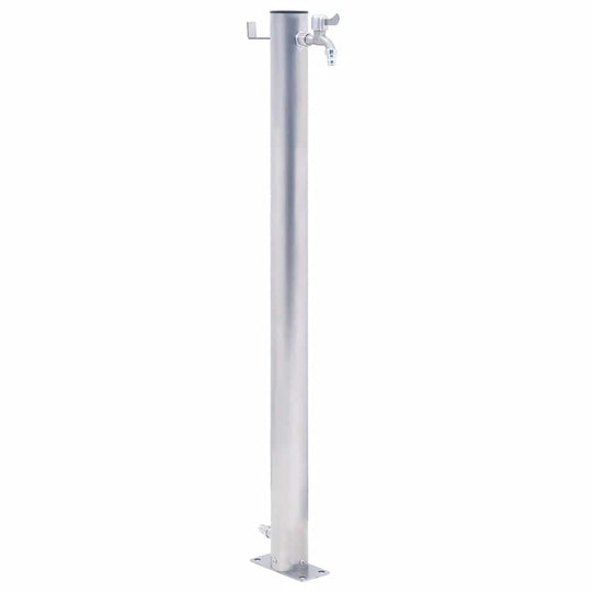 Garden Water Column  Stainless Steel Round