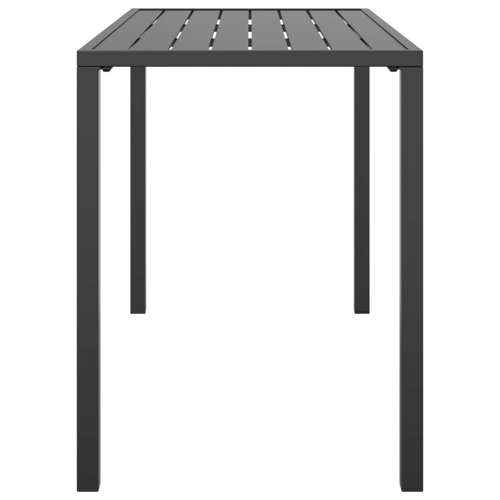 Garden Dining Table 110x54x70 cm Steel , garden table , Chairs -,Comfortable,Durable,eligant,Furniture -,garden decor,Home & Garden -,Modern Design,new-305021,Outdoor Chairs,Outdoor Furniture -,Outdoor Seating -,Outdoor Sectional Sofa Units,Outdoor Tables